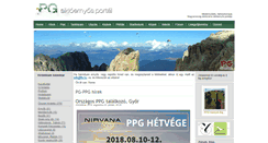 Desktop Screenshot of pgportal.hu