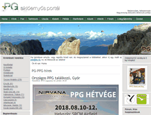 Tablet Screenshot of pgportal.hu